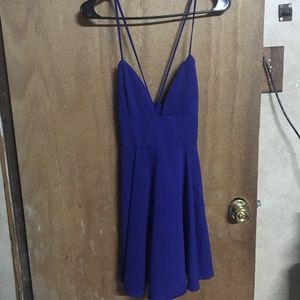 Tobi royal blue mini dress